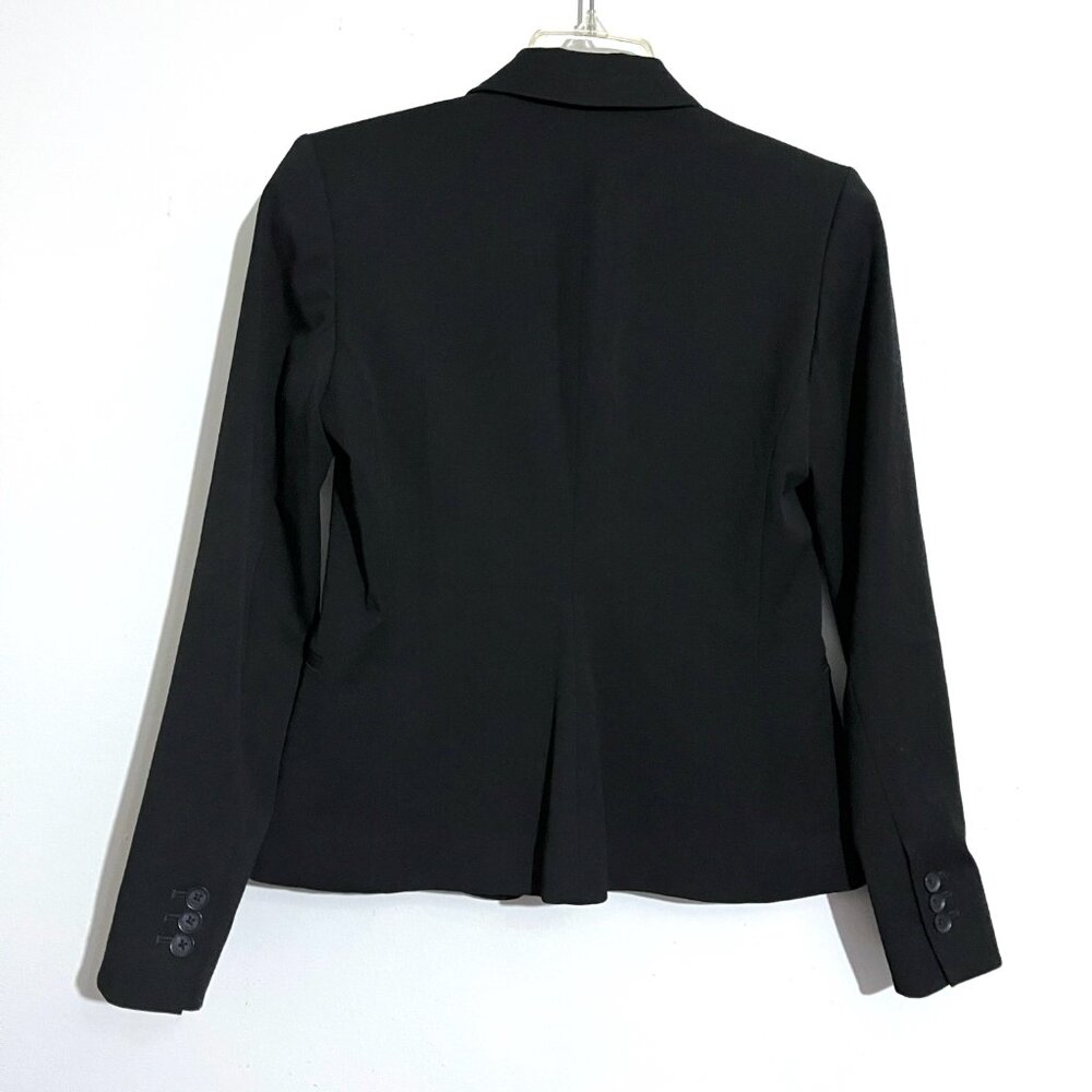 Express Black Two Button Stretch Career Blazer - image 3